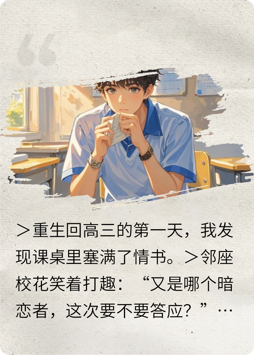 死后發(fā)現(xiàn)暗戀對(duì)象每天給我燒情書(shū)