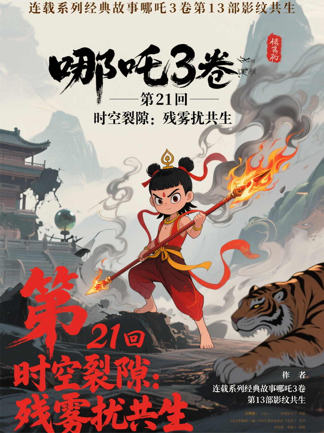哪吒3卷第13部影紋共生第21回時(shí)空裂隙：殘霧擾共生