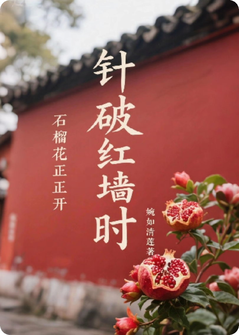 针破红墙时，石榴花正开
