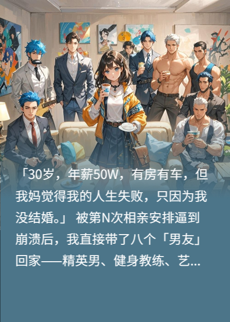 被催婚后一口氣帶回家八個男友
