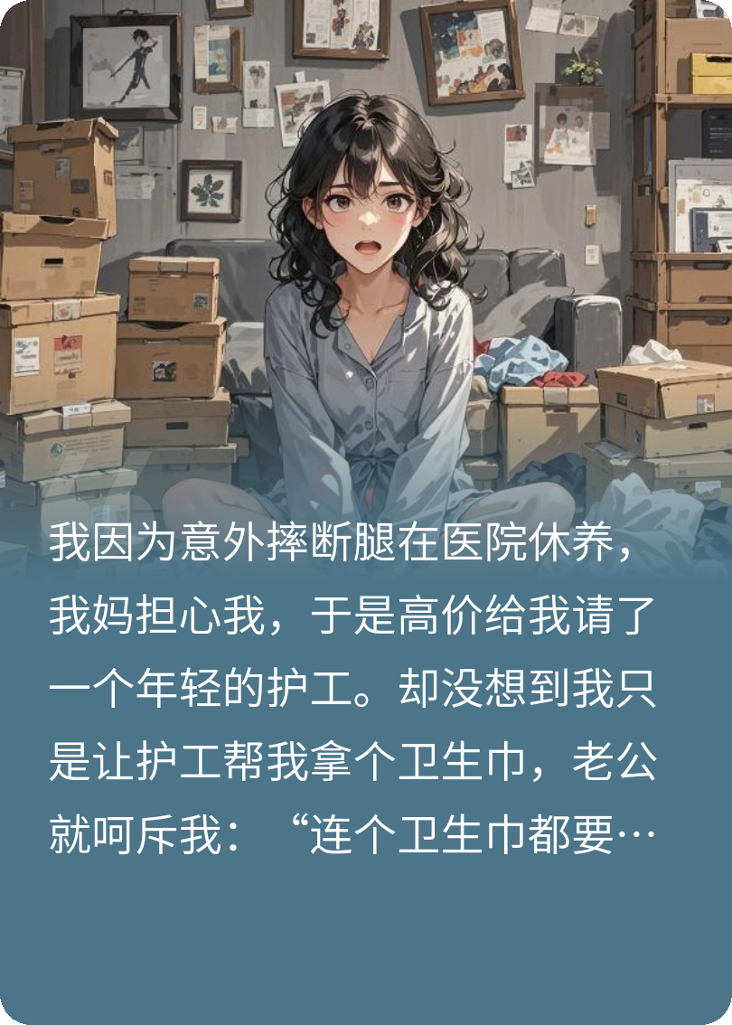 我讓護工干個活，老公心疼壞了
