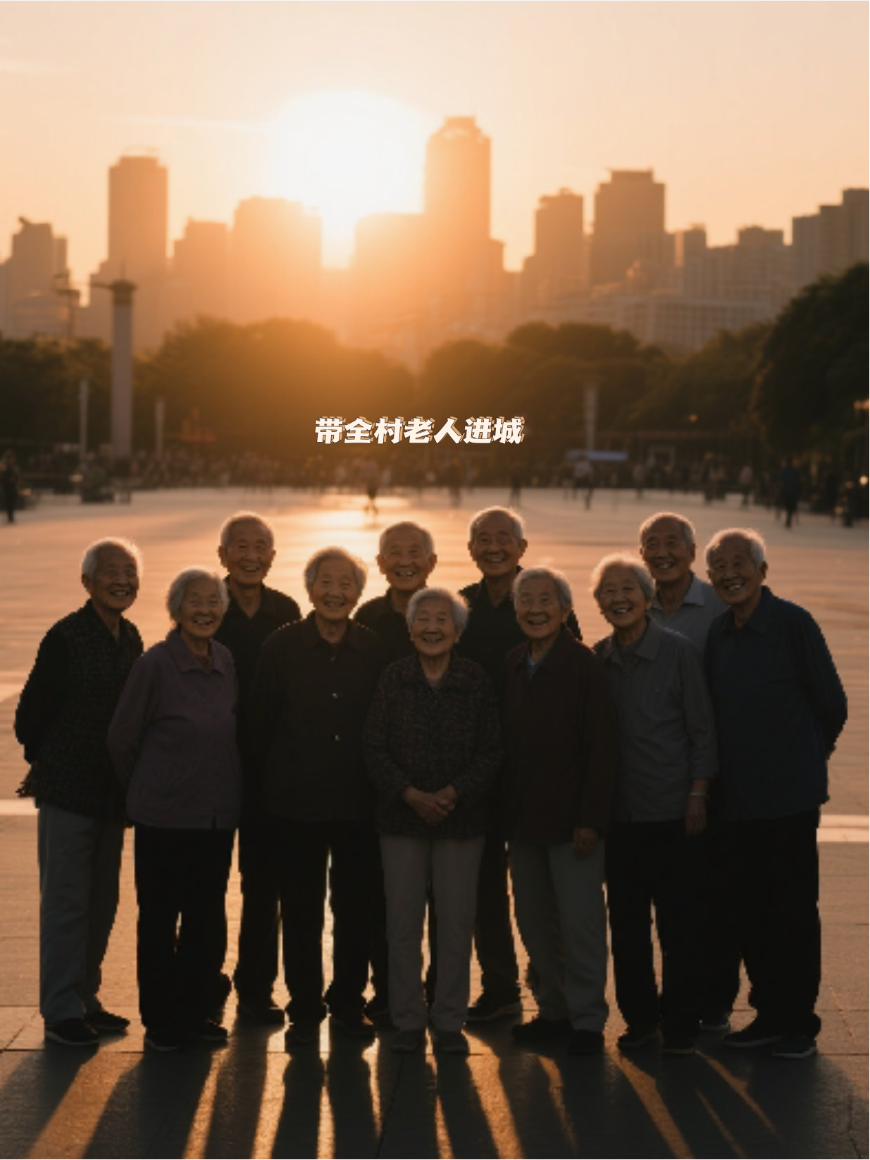 帶全村老人進(jìn)城