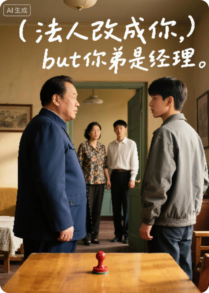 法人改成你，but你弟是經(jīng)理