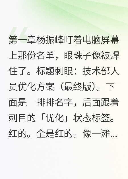 部門(mén)裁男留女那天，男領(lǐng)導瘋了