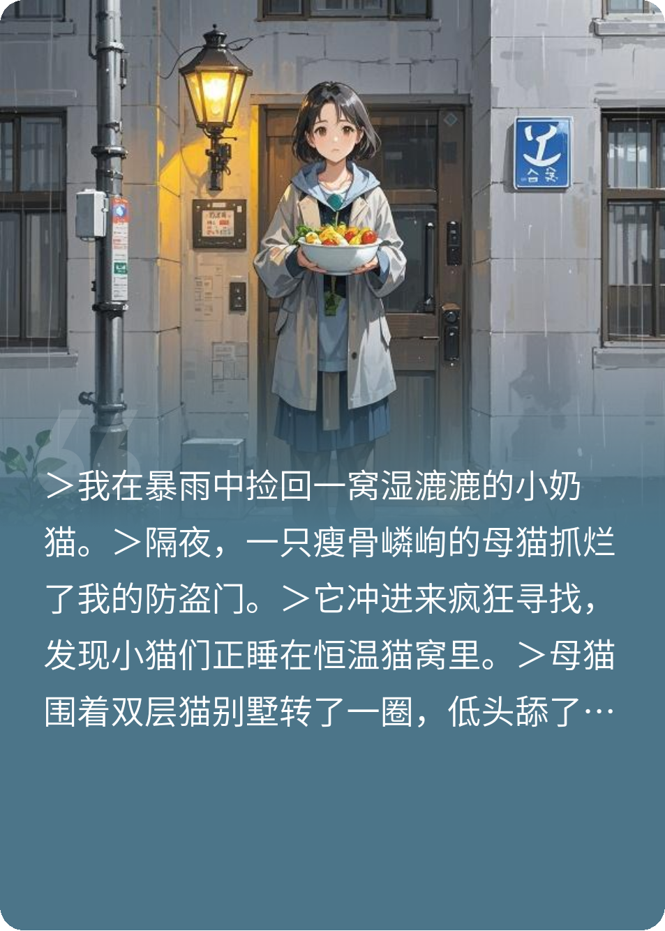 撿回一窩貓后，貓媽媽來(lái)找我了！