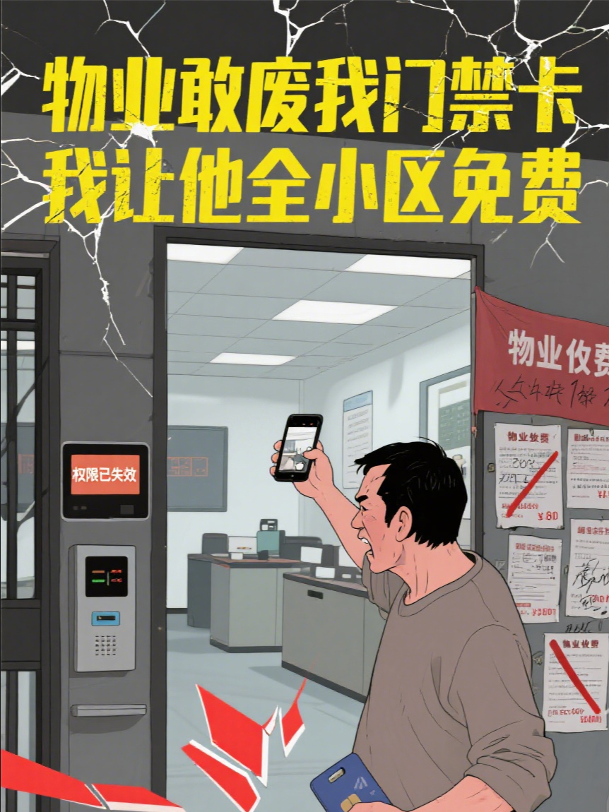 物業(yè)敢廢我門禁，我讓全小區(qū)免費(fèi)