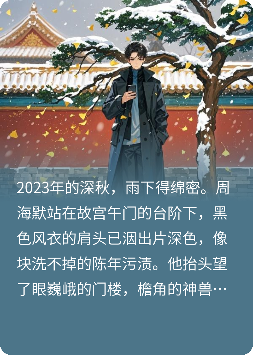 銀杏葉和常青柏