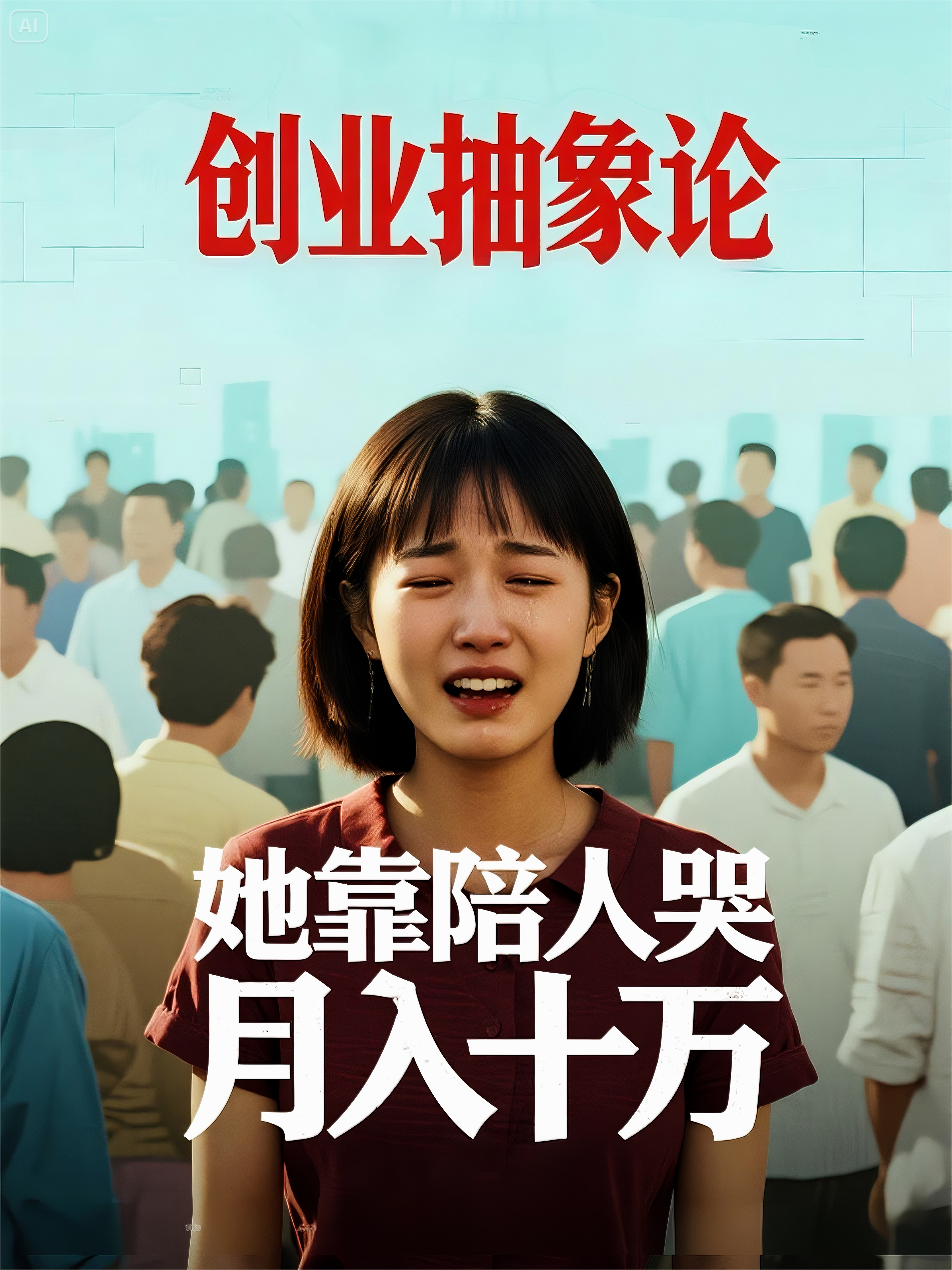 创业抽象论：她靠陪人哭月入十万