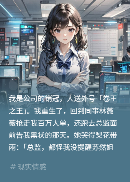 重生錘綠茶同事，成公司年度笑話