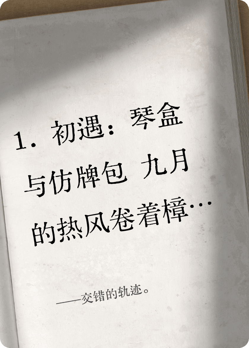 交錯(cuò)的軌跡。