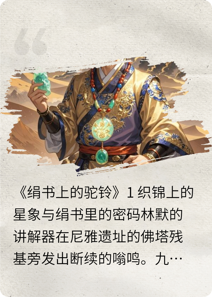 導游的時空筆記15：絹書上的駝鈴