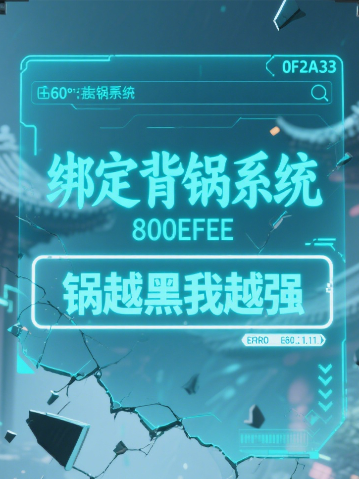 绑定背锅系统，锅越黑我越强无弹窗全文