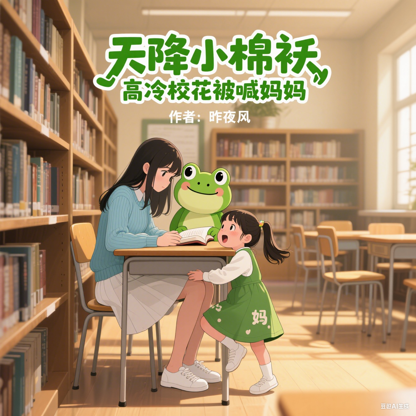 天降小棉襖，高冷校花被喊媽媽