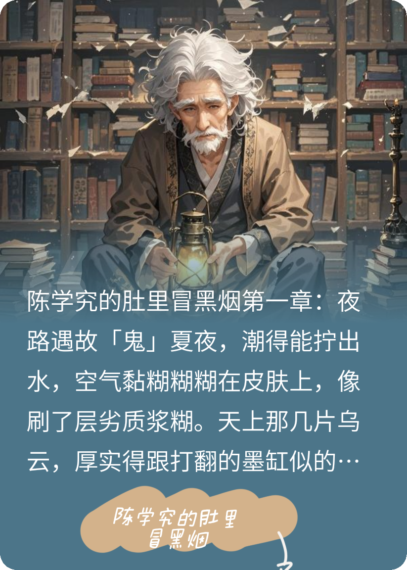 故事會(huì)之-陳學(xué)究的肚里冒黑煙