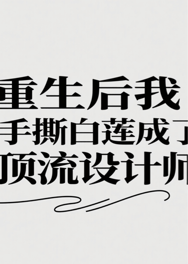 重生后我手撕白蓮成了頂流設(shè)計師