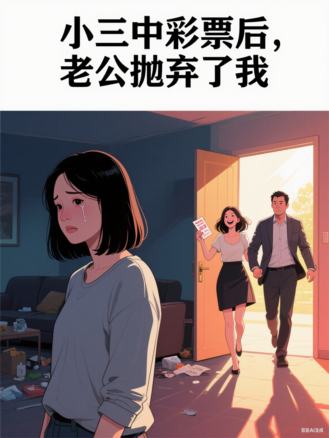 小三中彩票后，老公拋棄了我