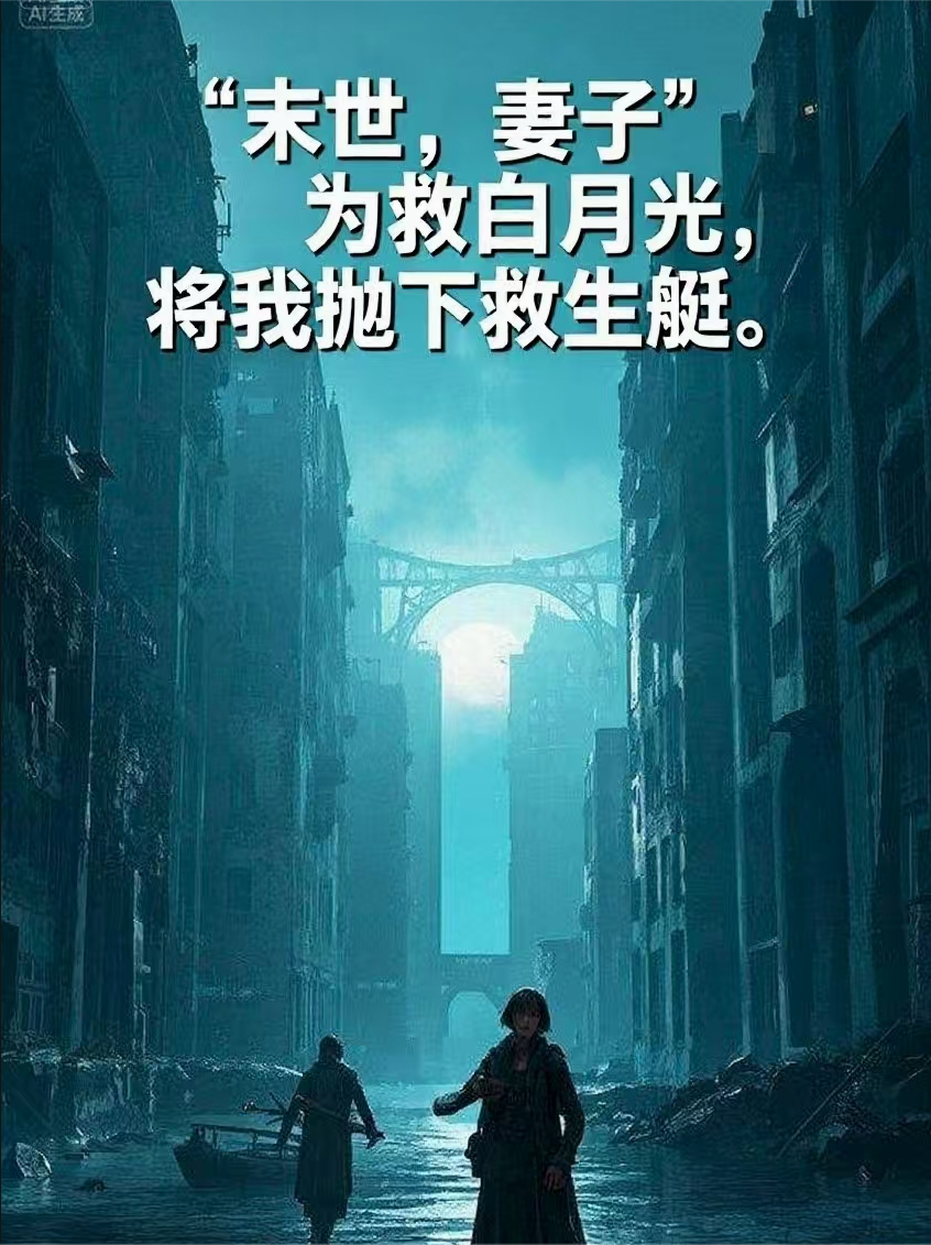 末世，妻子為救白月光，將我拋下救生艇。