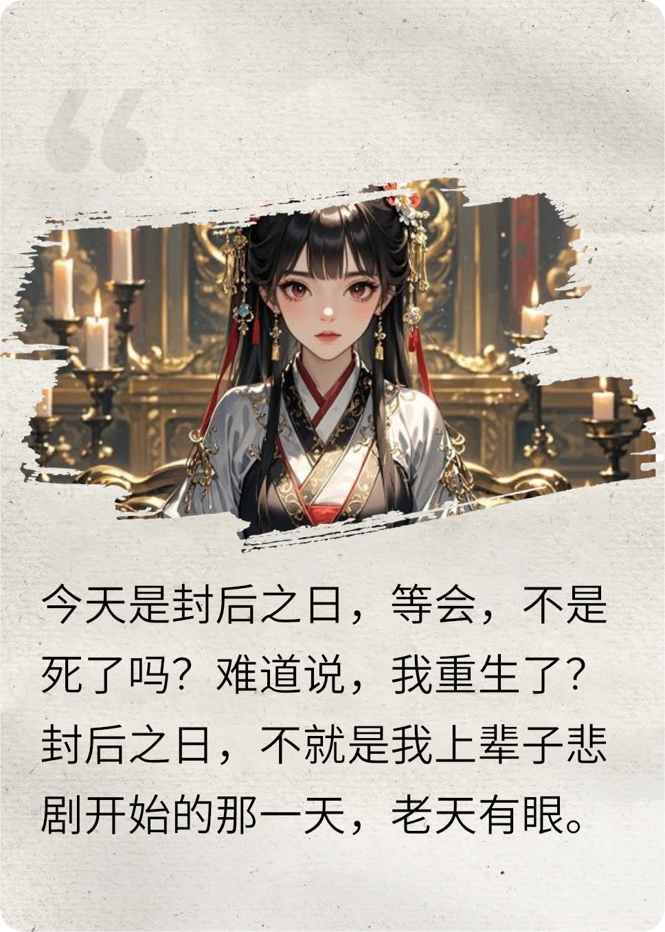 上屆宮斗輸家，重生心機：變成腹黑小嬌娘