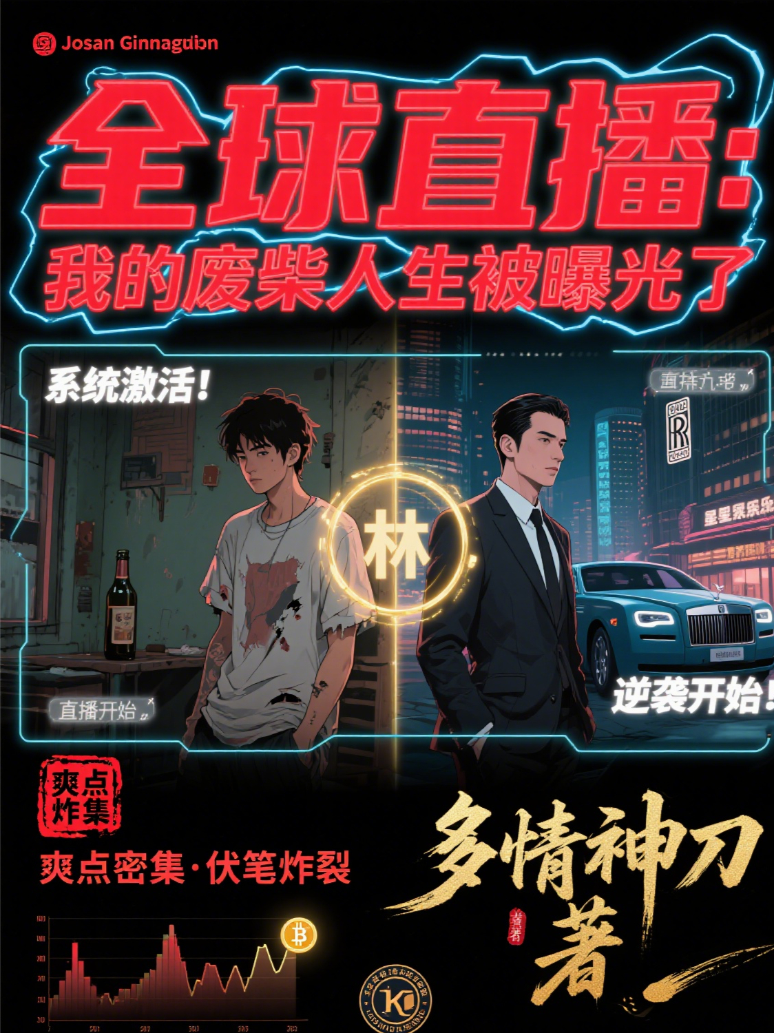 全球直播：我的廢柴人生被曝光了