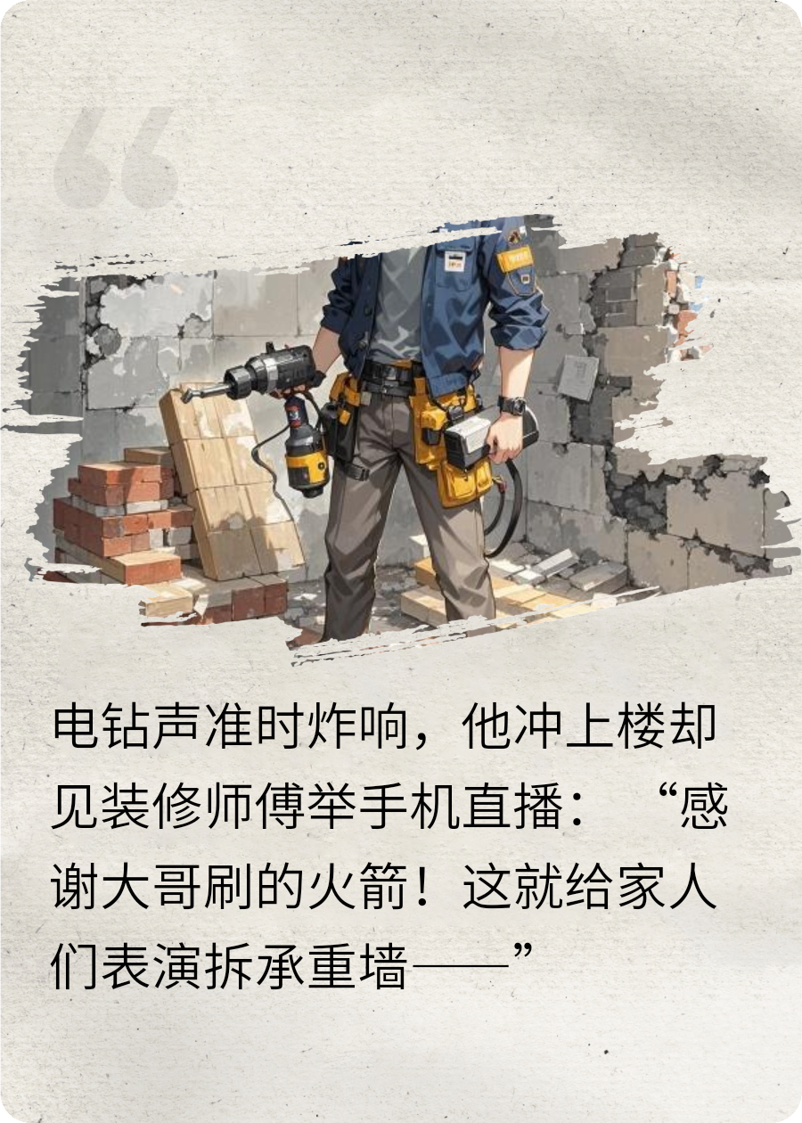 电钻专治恶邻，我靠拆墙混上编制