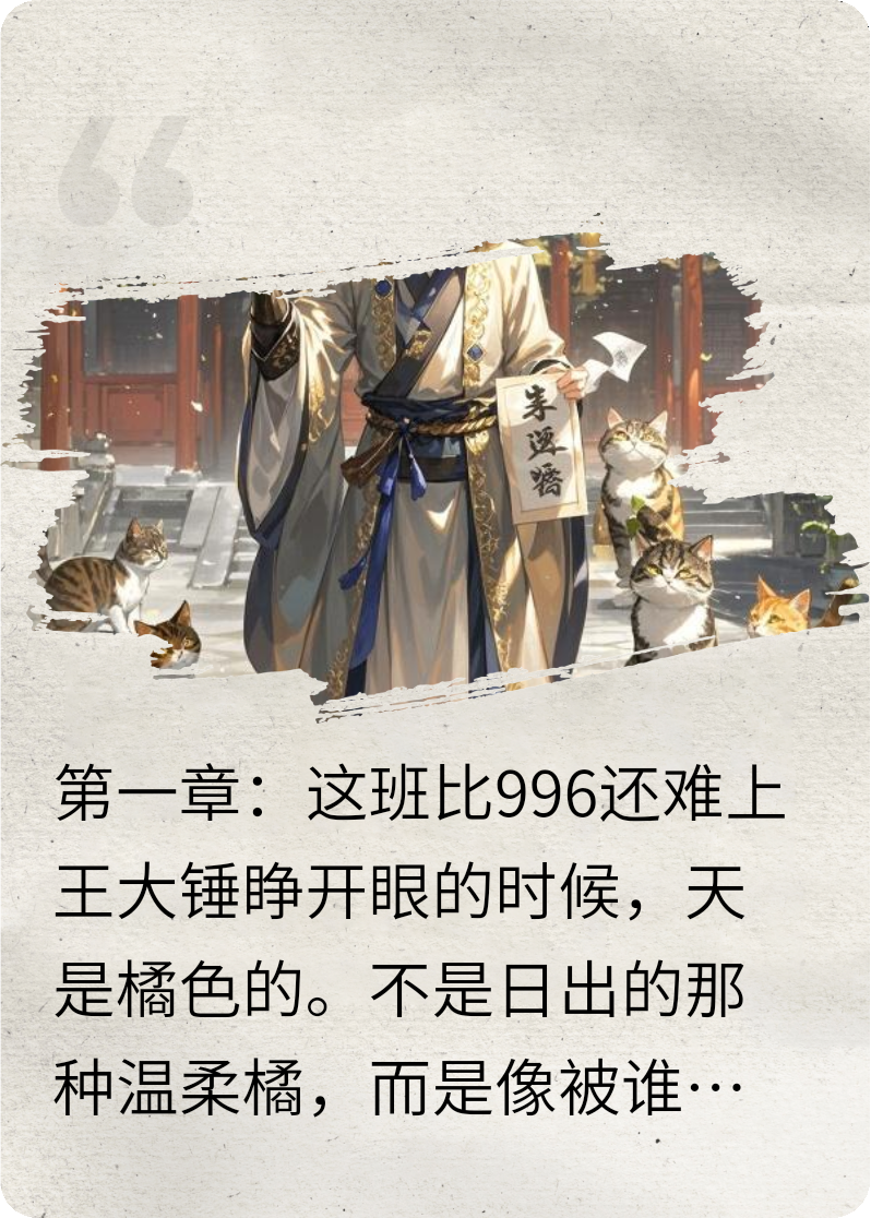 靠Bug當貓國師，擼萬貓下班