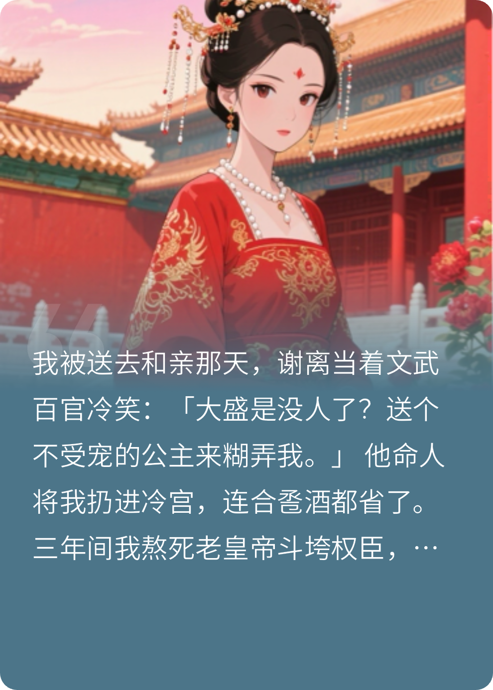 和親后敵國太子下跪求我生孩子