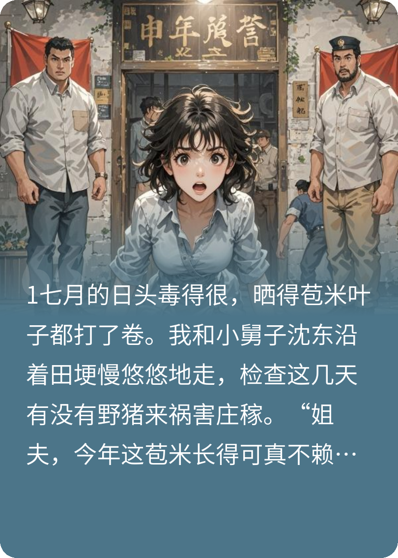 苞米地里逃離的身影