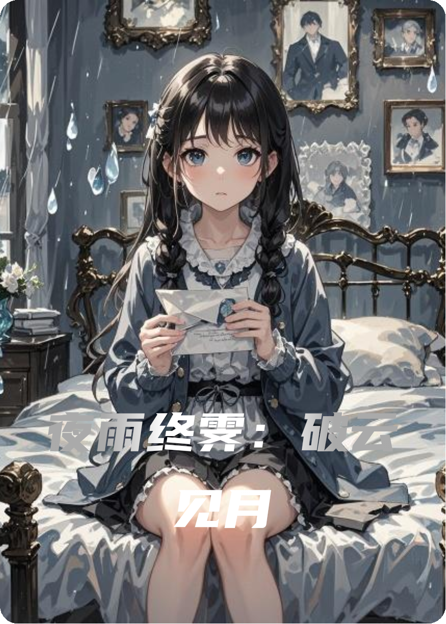 夜雨終霽：破云見月