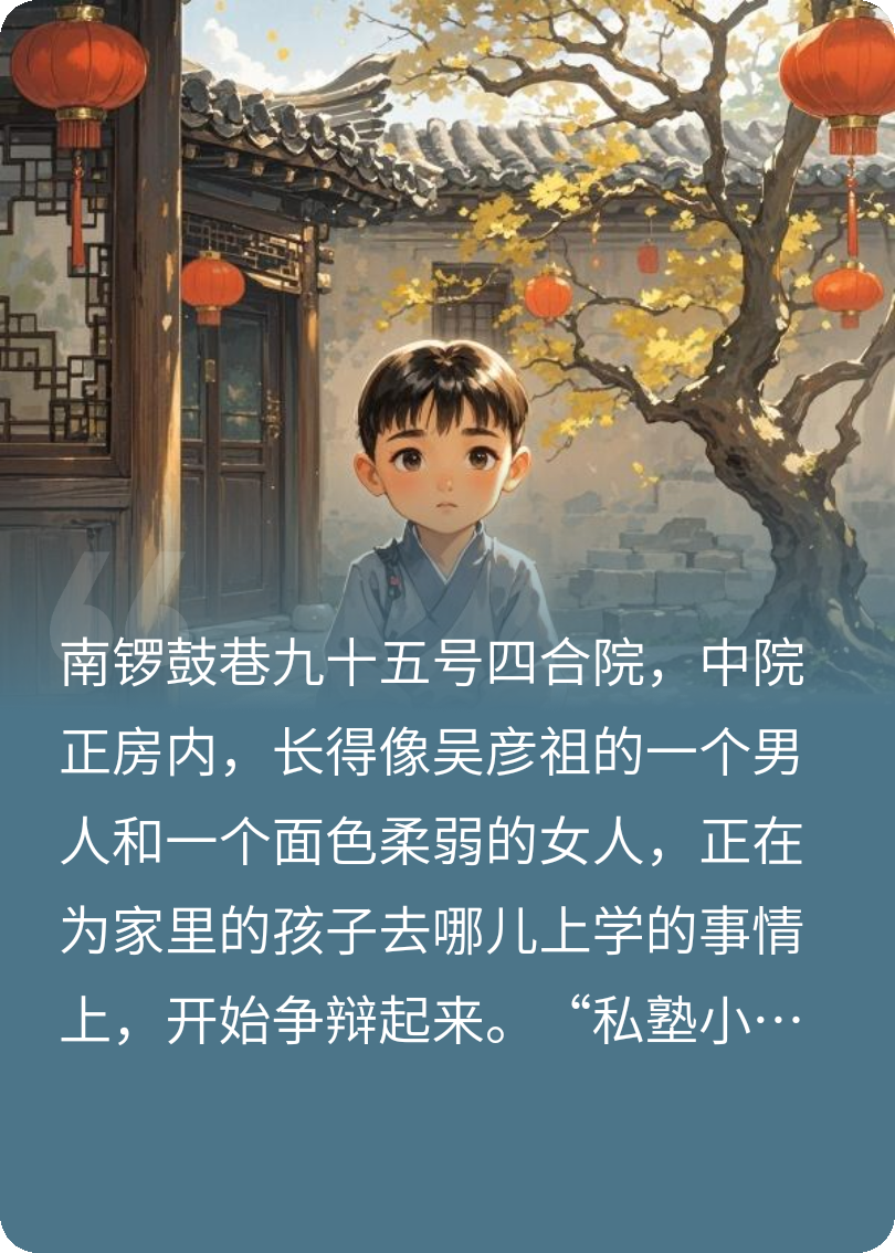 走进四合院的故事（一）初到