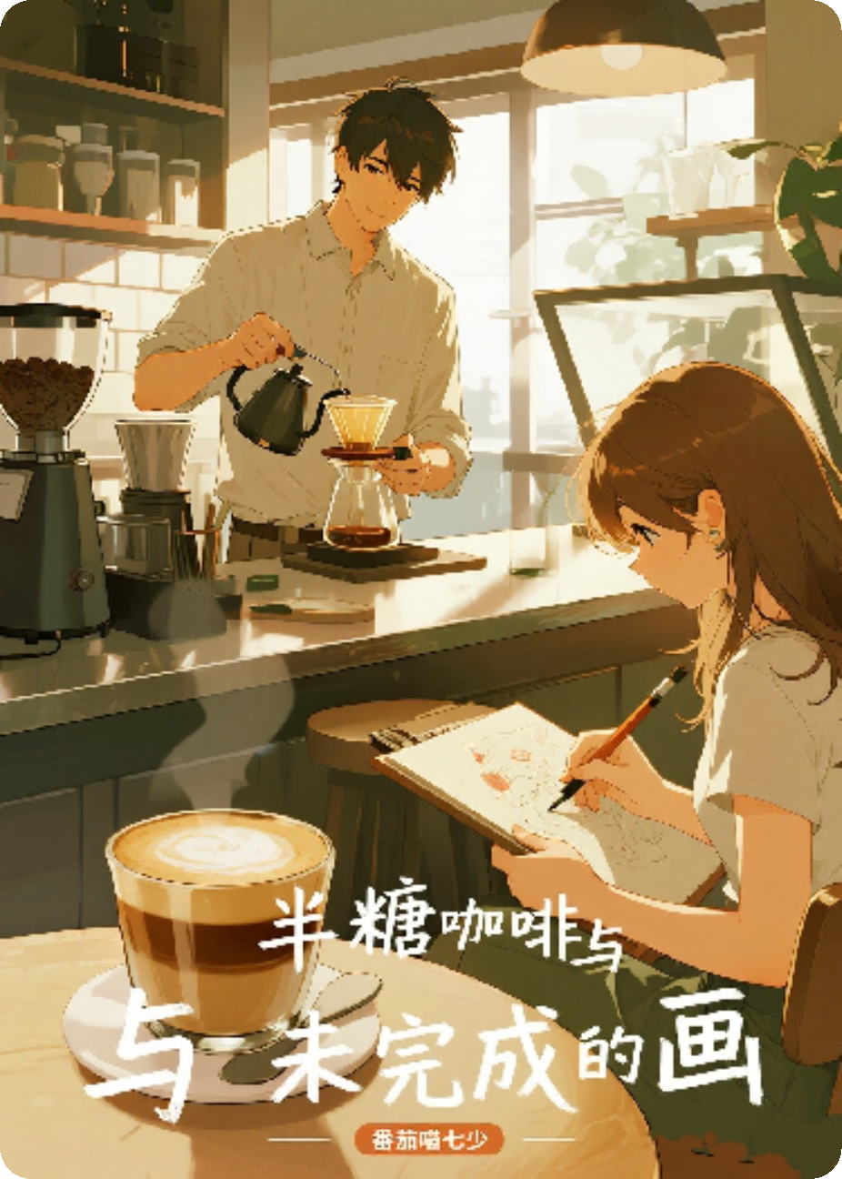 半糖咖啡與未完成的畫