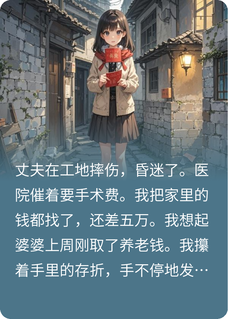 婆婆藏起我的救命錢還倒打一耙