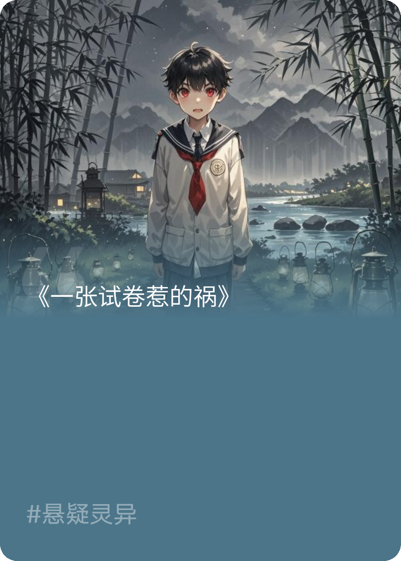 一張試卷惹的禍