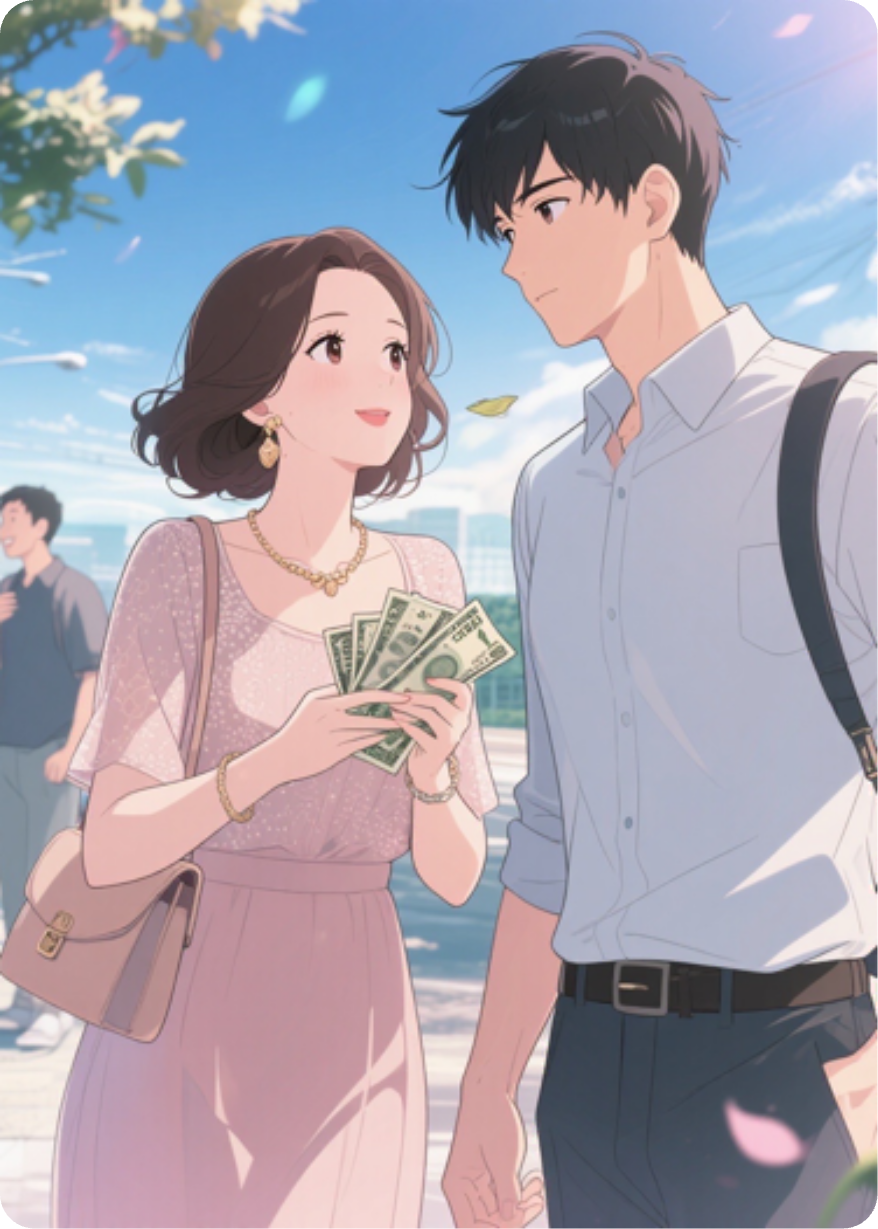 富婆女友的零花钱男友