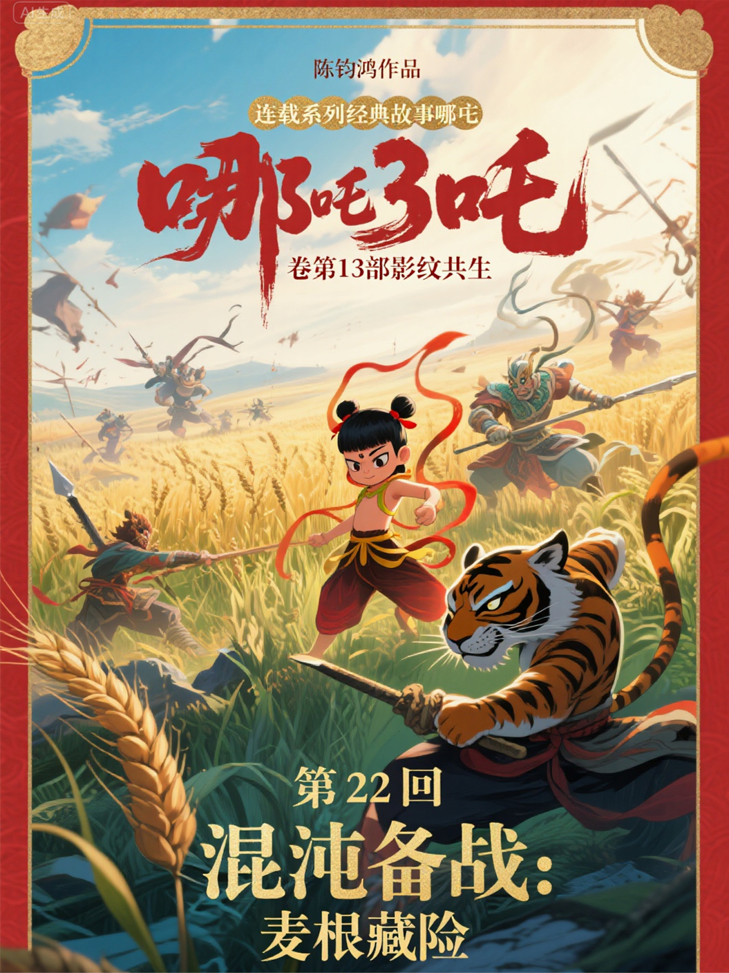 哪吒3卷第13部影紋共生第22回混沌備戰(zhàn)：麥根藏險(xiǎn)