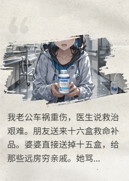 老公車禍，16盒補品婆婆15盒送人