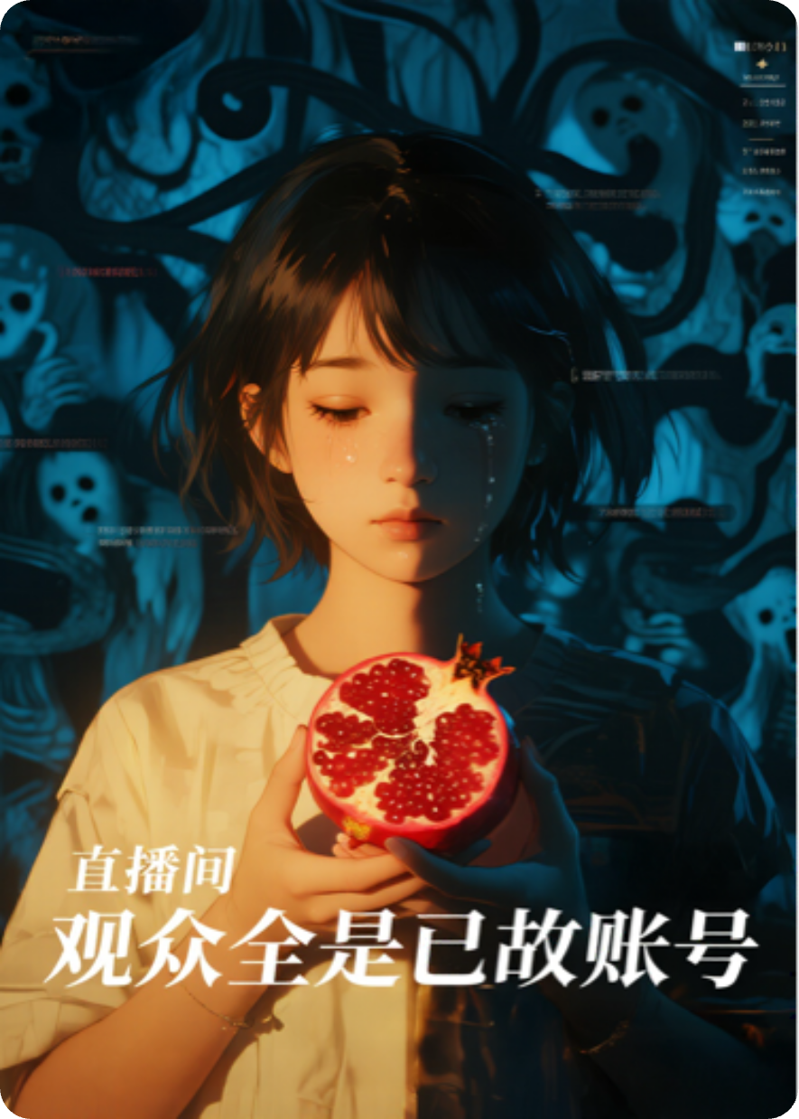 直播間，觀眾全是已故賬號