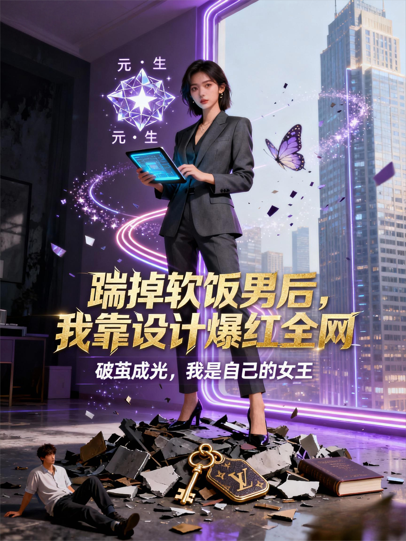 踹掉软饭男后，我靠设计爆红全网热门爽文