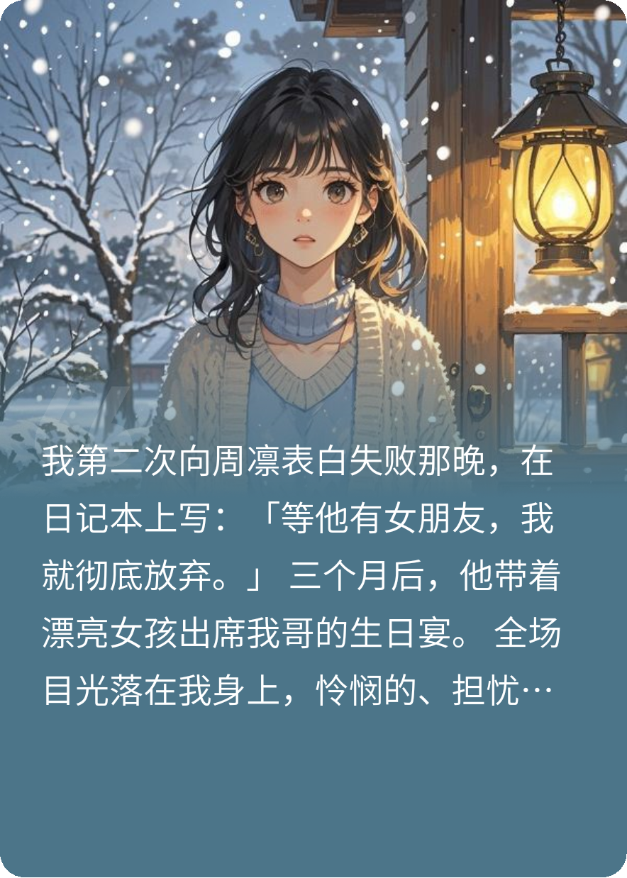 我暗戀七年的男神有女朋友了……