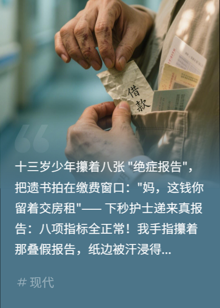 確診八種絕癥后，我求媽媽放棄我
