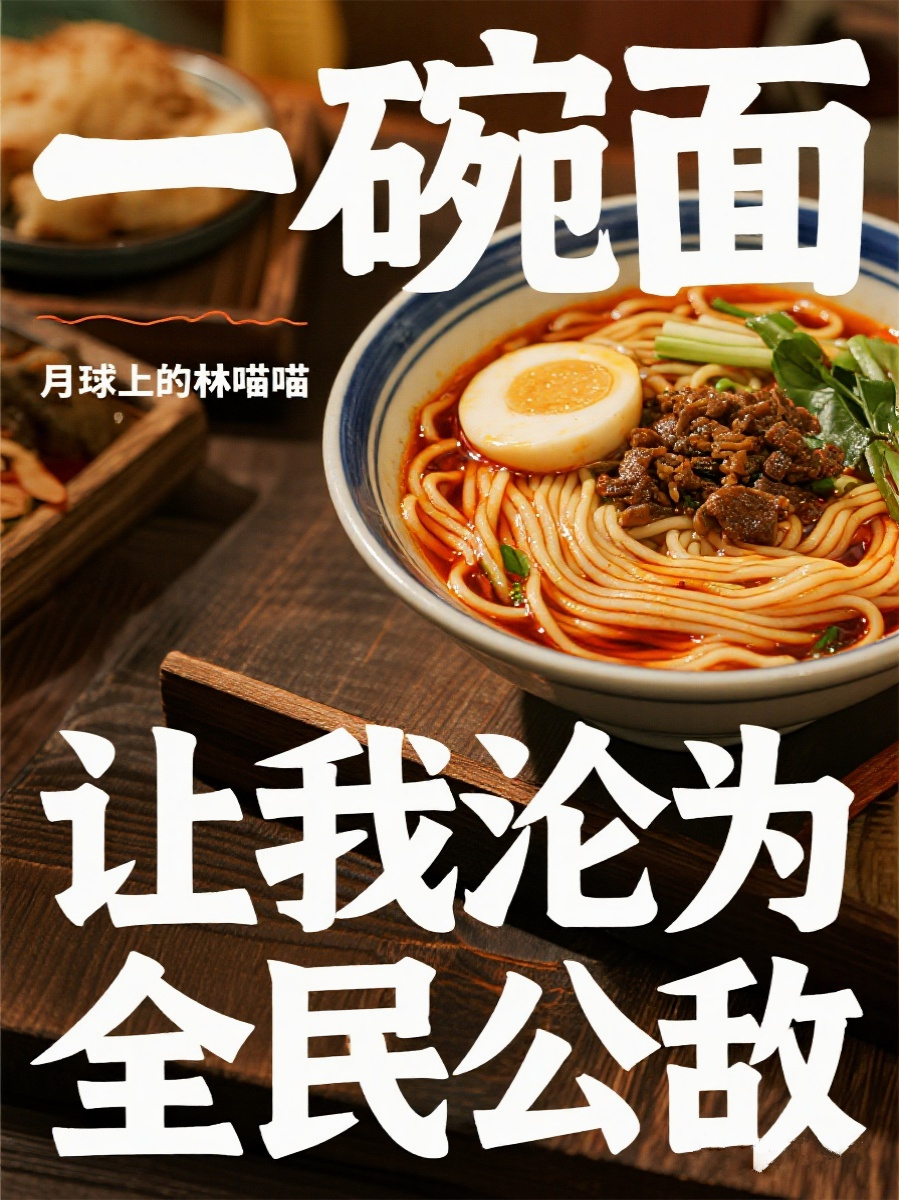 一碗面，讓我淪為全民公敵