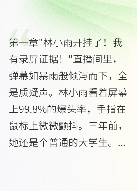 游戲網(wǎng)戀對象竟是我前男友
