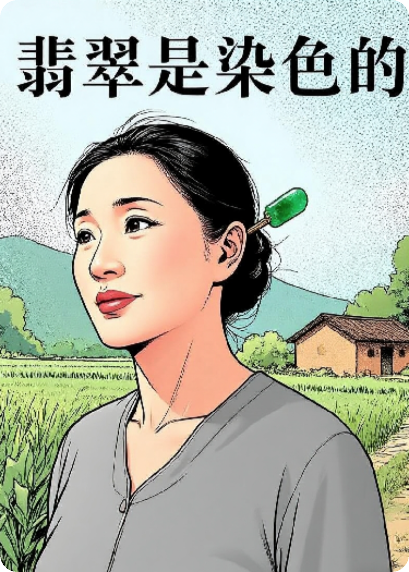 翡翠是染色的