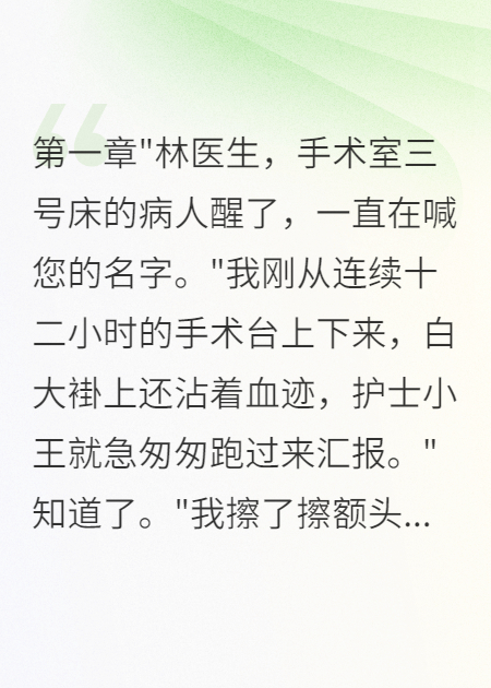 拒絕渣男后八零醫生被首長(cháng)寵上天