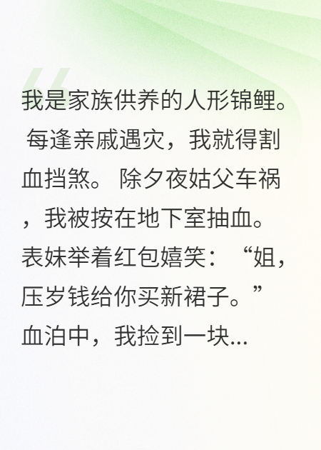 被全家吸干后，他們?cè)鈭?bào)應(yīng)了