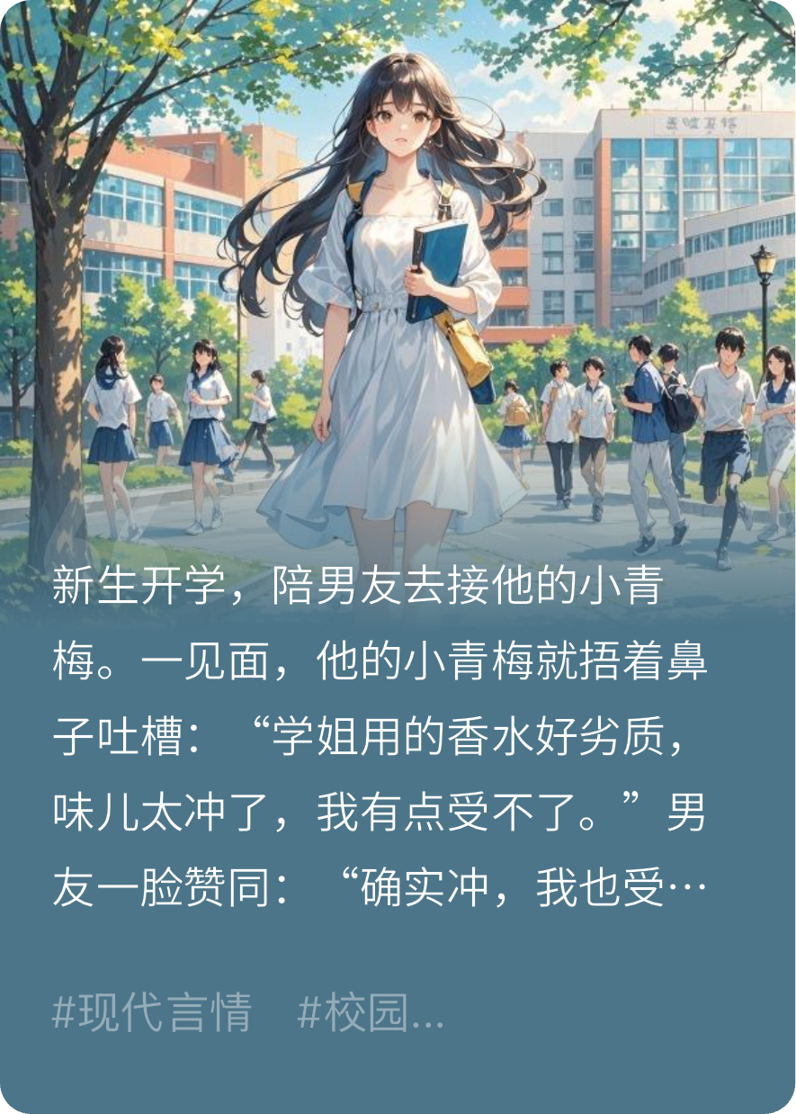 男友青梅說(shuō)我用劣質(zhì)香水