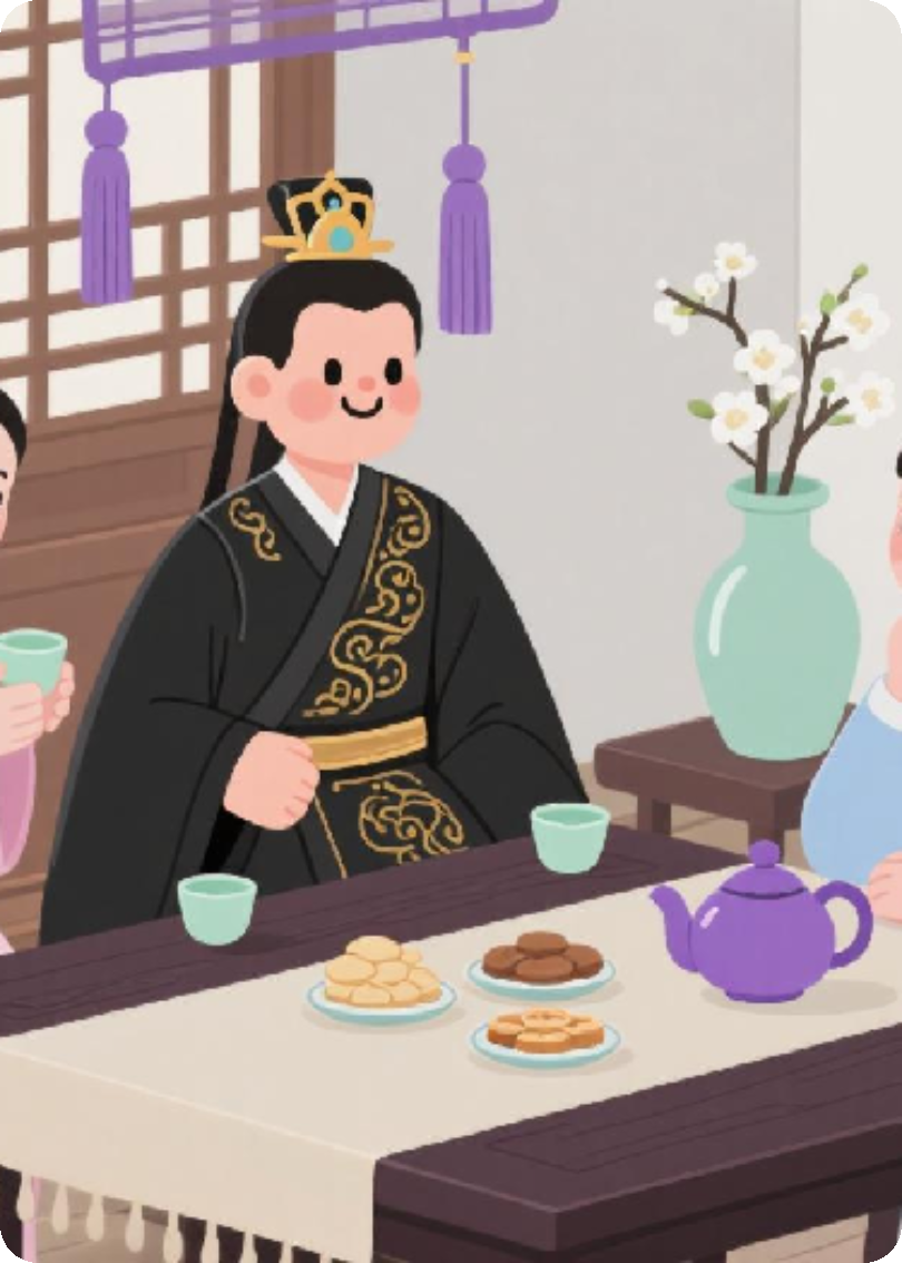 三人茶話會