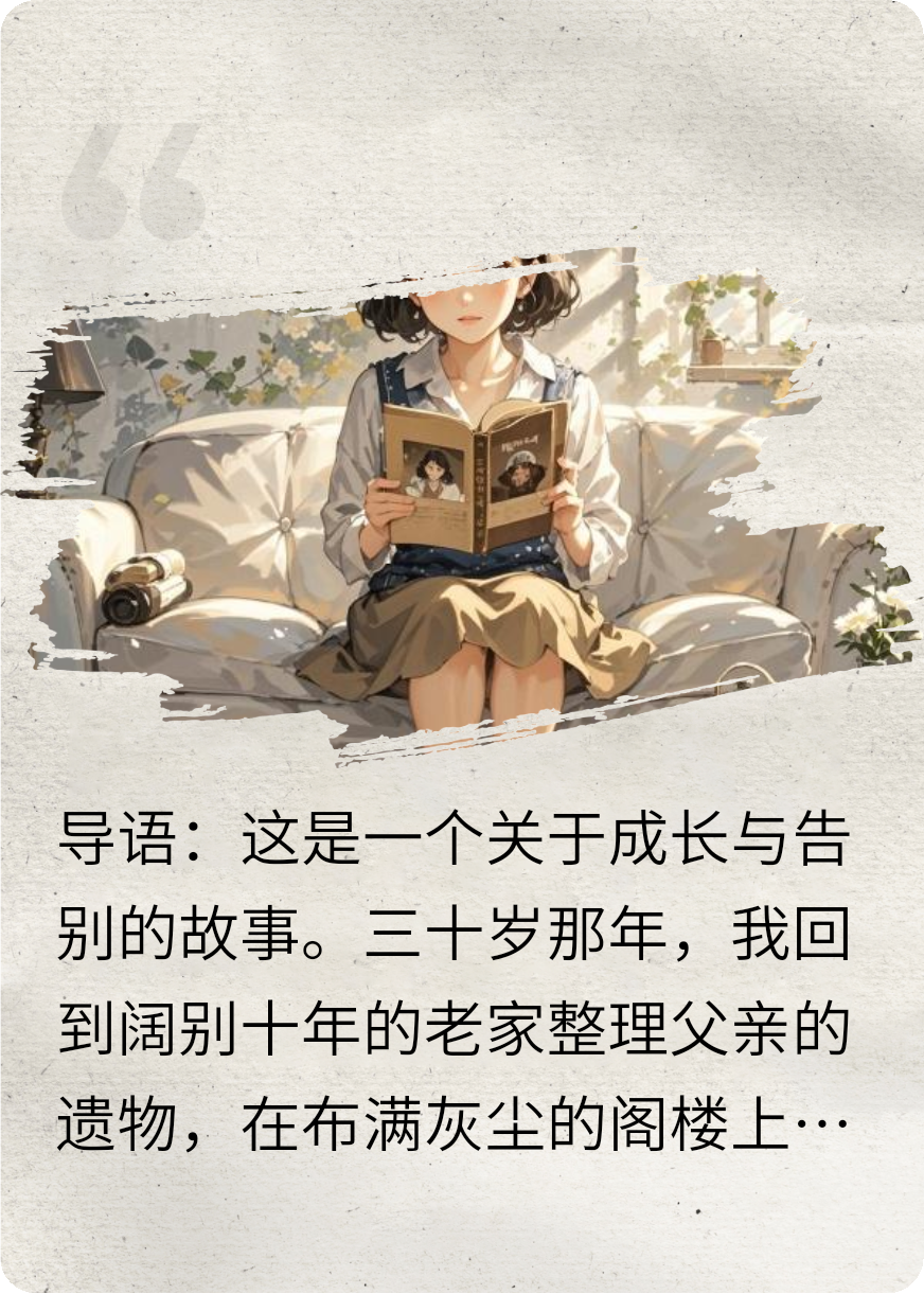 父親閣樓上的相冊.我與三只貓