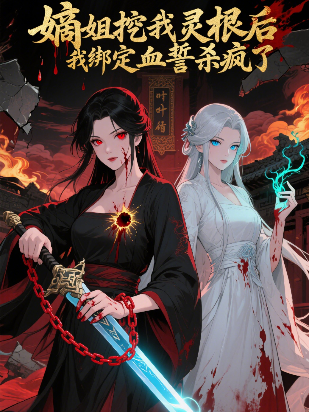 嫡姐挖我靈根后，綁定血誓殺瘋了