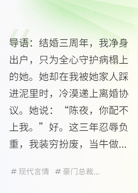 離婚后，廢物贅婿的百億黑幫身份瞞不住了