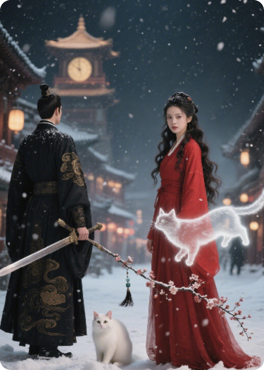 雪落長(zhǎng)安，貓有九命